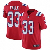 Nike New England Patriots #33 Kevin Faulk Red Alternate NFL Vapor Untouchable Limited Jersey,baseball caps,new era cap wholesale,wholesale hats